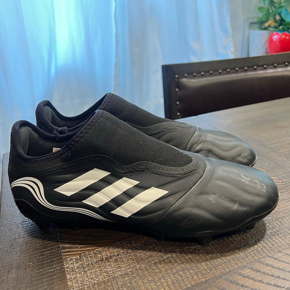 Adidas copa sense soccer cleats shoes black and white 10.5 men